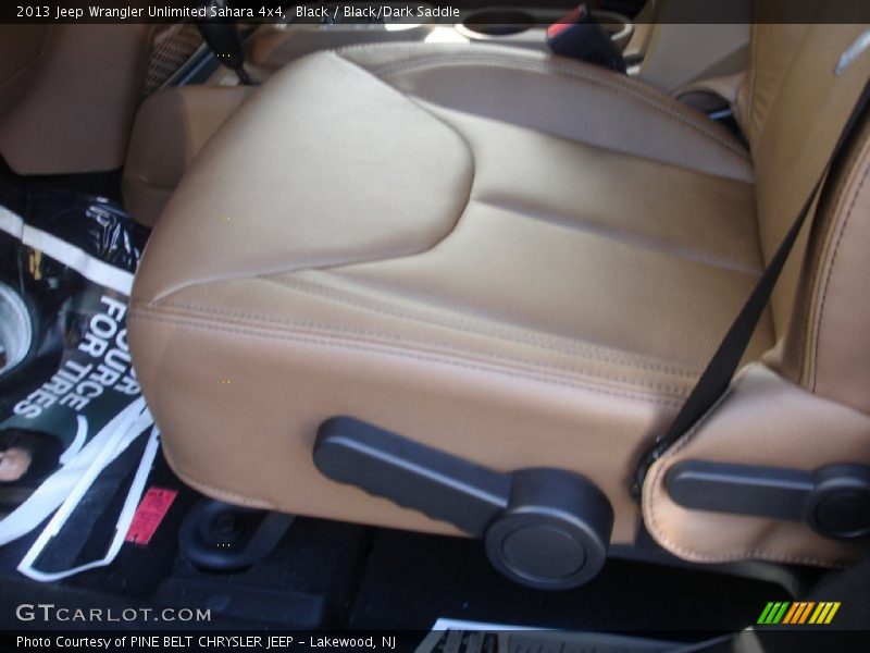 Black / Black/Dark Saddle 2013 Jeep Wrangler Unlimited Sahara 4x4
