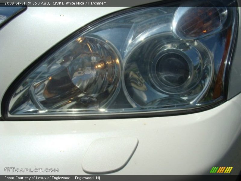 Crystal White Mica / Parchment 2009 Lexus RX 350 AWD
