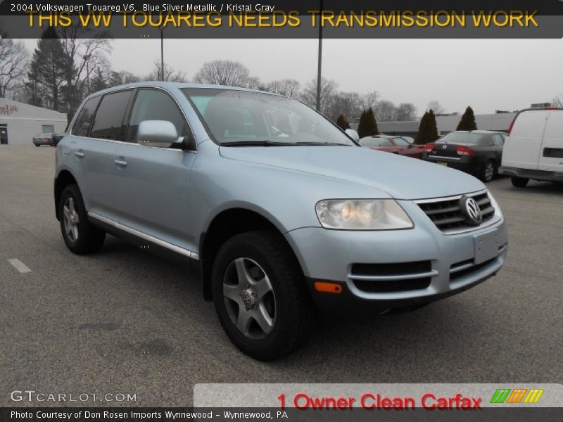 Blue Silver Metallic / Kristal Gray 2004 Volkswagen Touareg V6