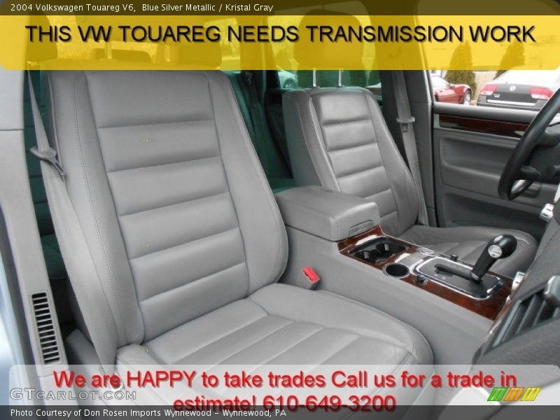 Blue Silver Metallic / Kristal Gray 2004 Volkswagen Touareg V6