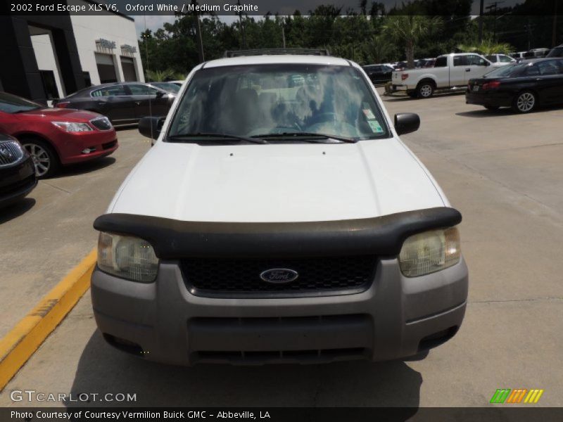 Oxford White / Medium Graphite 2002 Ford Escape XLS V6