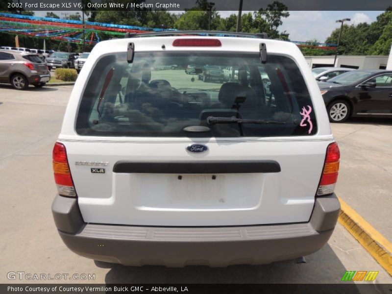 Oxford White / Medium Graphite 2002 Ford Escape XLS V6