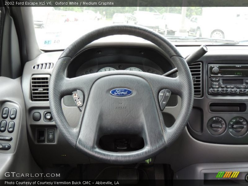 Oxford White / Medium Graphite 2002 Ford Escape XLS V6