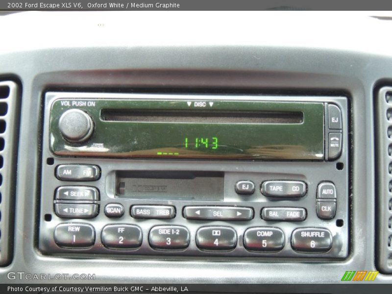 Oxford White / Medium Graphite 2002 Ford Escape XLS V6