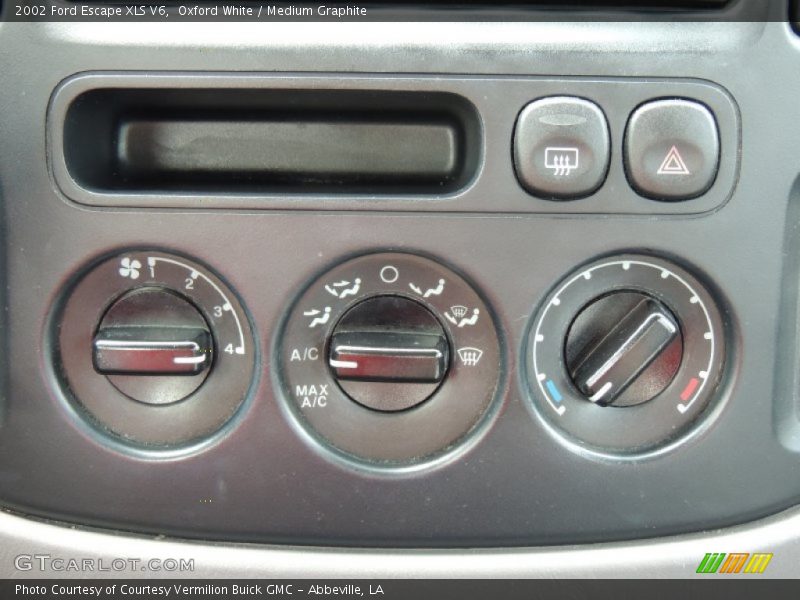 Oxford White / Medium Graphite 2002 Ford Escape XLS V6