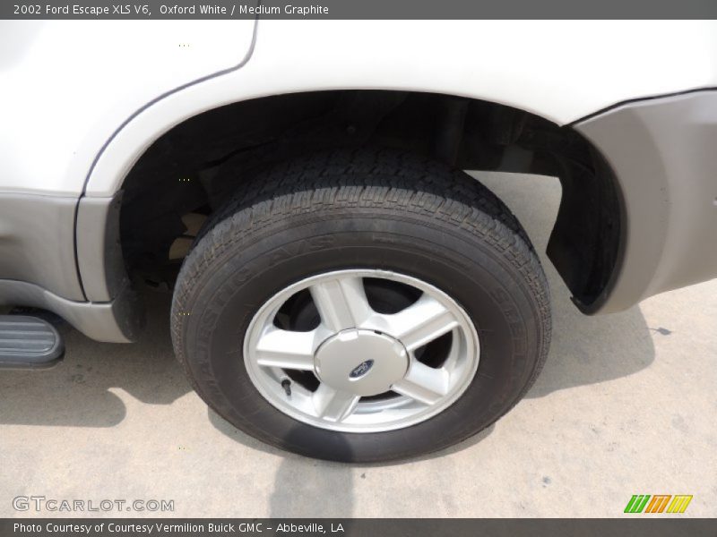 Oxford White / Medium Graphite 2002 Ford Escape XLS V6
