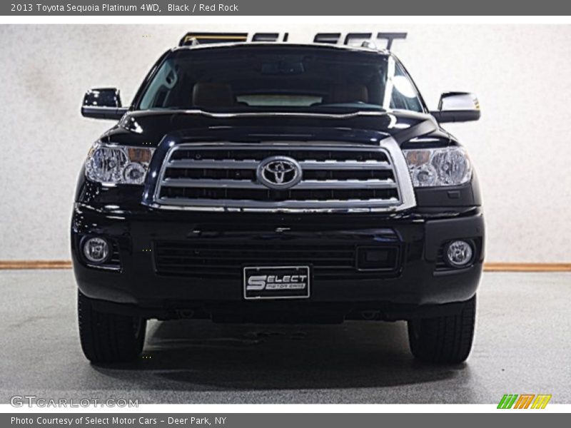 Black / Red Rock 2013 Toyota Sequoia Platinum 4WD