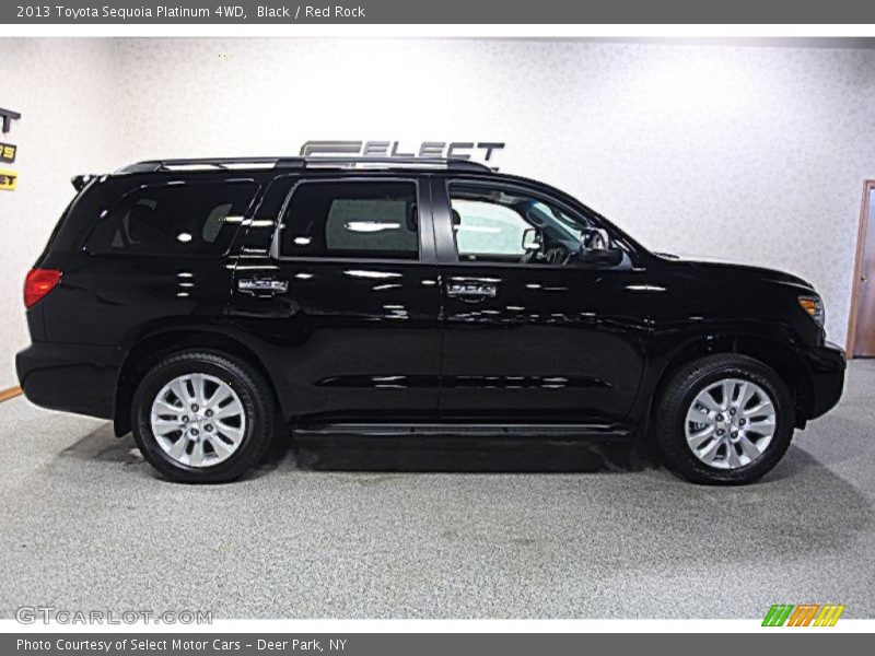 Black / Red Rock 2013 Toyota Sequoia Platinum 4WD