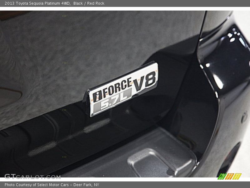 Black / Red Rock 2013 Toyota Sequoia Platinum 4WD