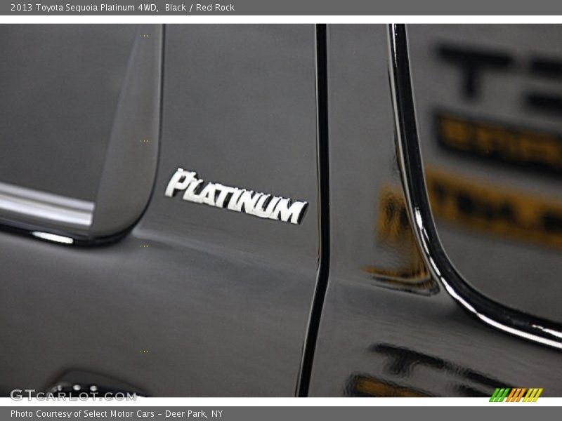 Black / Red Rock 2013 Toyota Sequoia Platinum 4WD