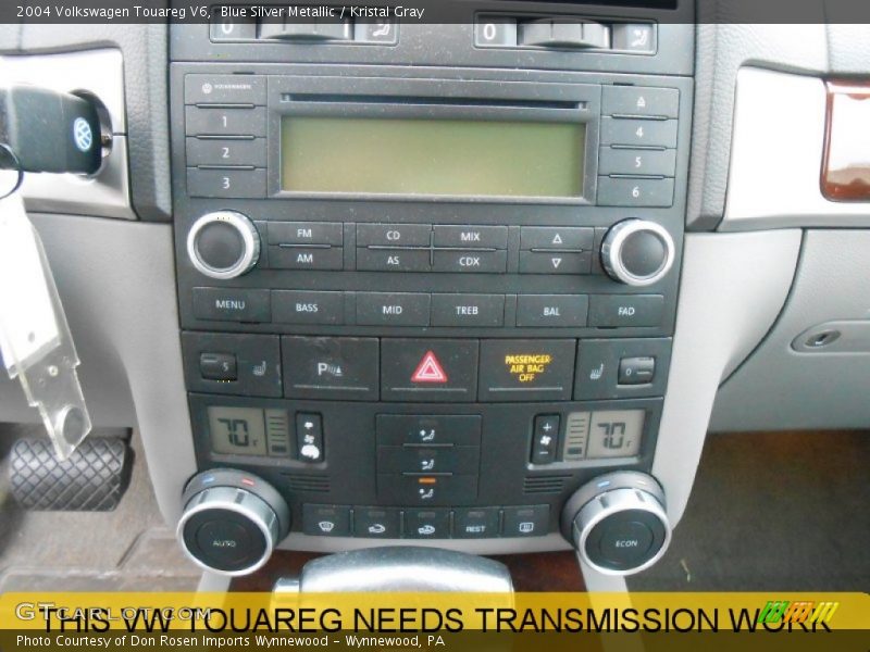 Blue Silver Metallic / Kristal Gray 2004 Volkswagen Touareg V6