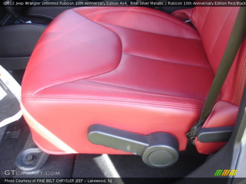 Billet Silver Metallic / Rubicon 10th Anniversary Edition Red/Black 2013 Jeep Wrangler Unlimited Rubicon 10th Anniversary Edition 4x4