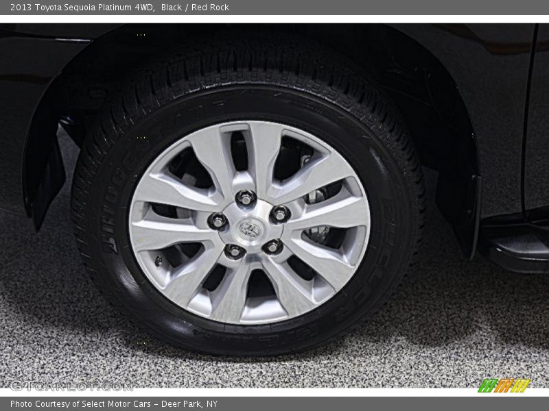 Black / Red Rock 2013 Toyota Sequoia Platinum 4WD