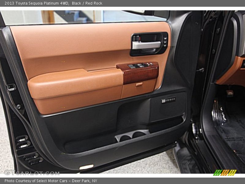 Black / Red Rock 2013 Toyota Sequoia Platinum 4WD
