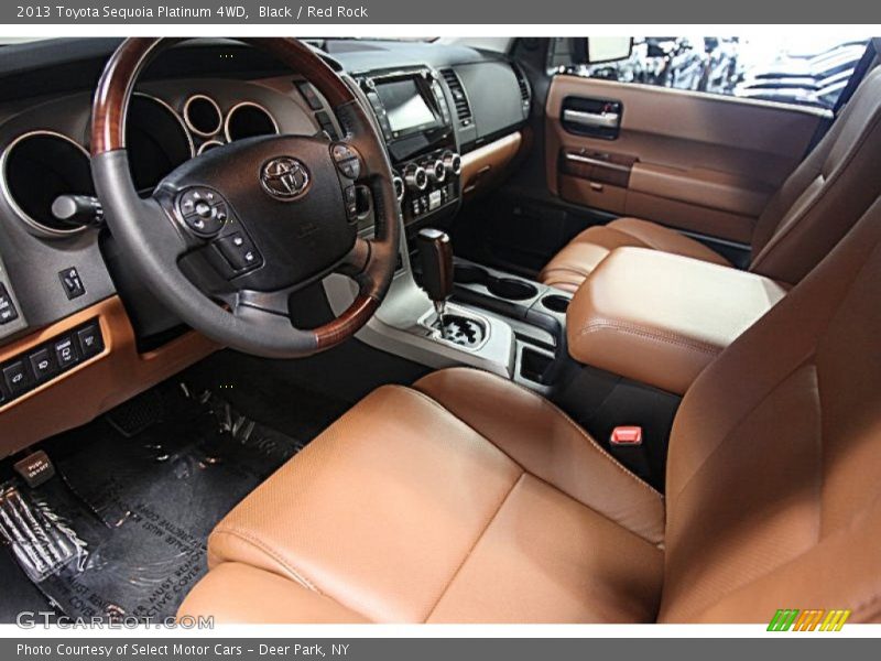 Black / Red Rock 2013 Toyota Sequoia Platinum 4WD