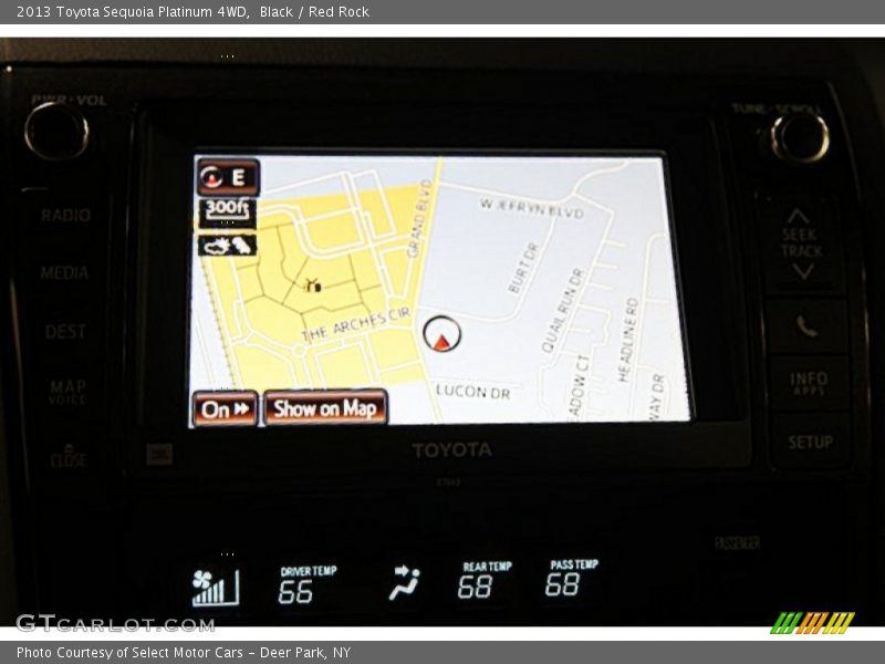 Black / Red Rock 2013 Toyota Sequoia Platinum 4WD