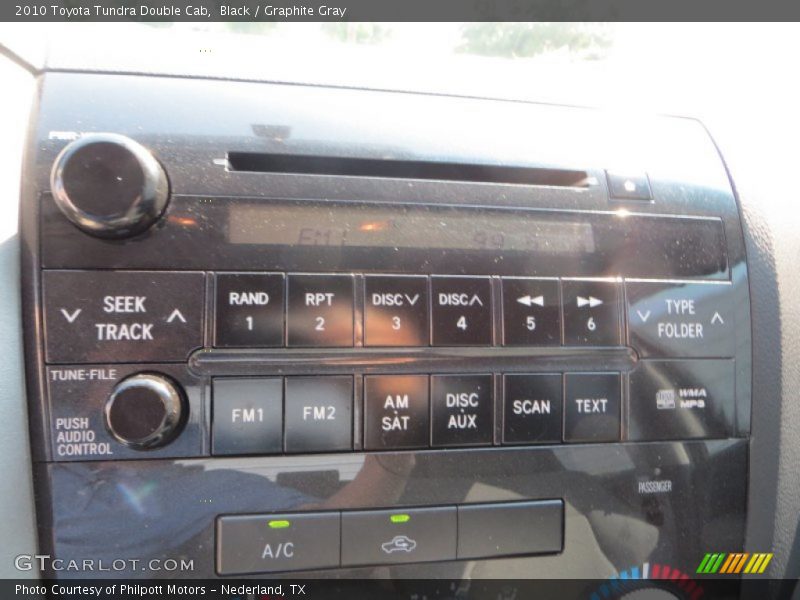 Black / Graphite Gray 2010 Toyota Tundra Double Cab