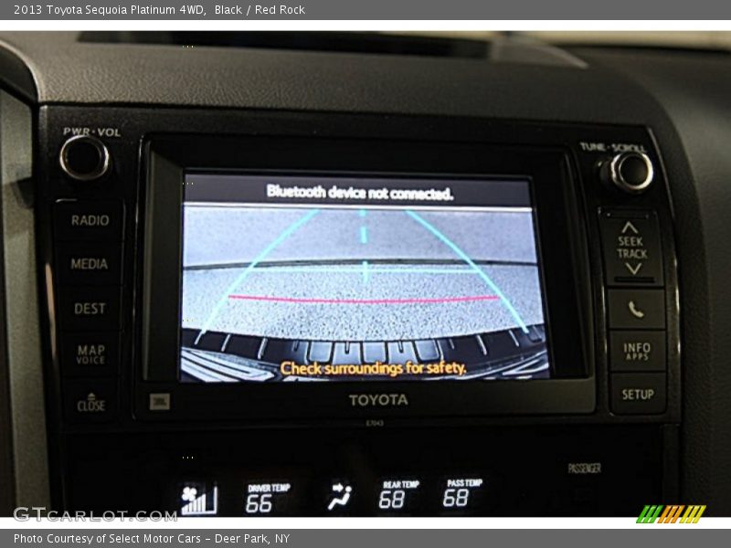 Black / Red Rock 2013 Toyota Sequoia Platinum 4WD
