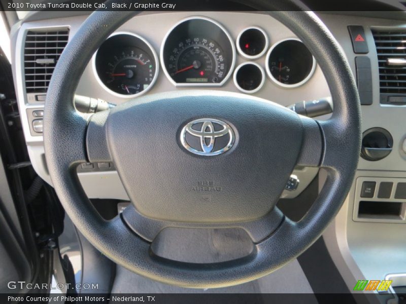 Black / Graphite Gray 2010 Toyota Tundra Double Cab