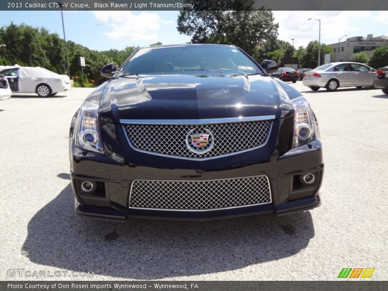 Black Raven / Light Titanium/Ebony 2013 Cadillac CTS -V Coupe