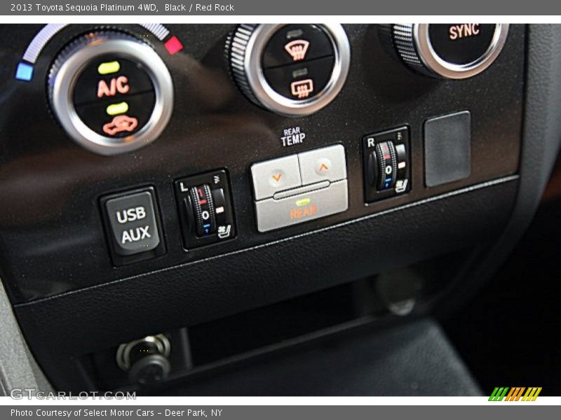 Black / Red Rock 2013 Toyota Sequoia Platinum 4WD