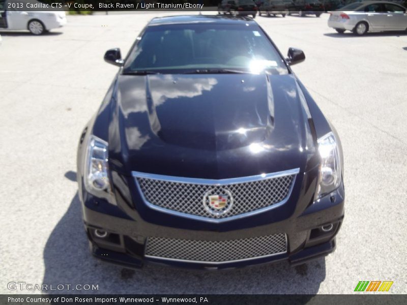 Black Raven / Light Titanium/Ebony 2013 Cadillac CTS -V Coupe