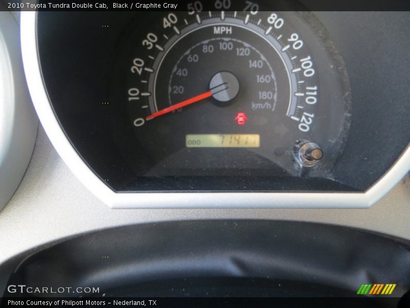 Black / Graphite Gray 2010 Toyota Tundra Double Cab