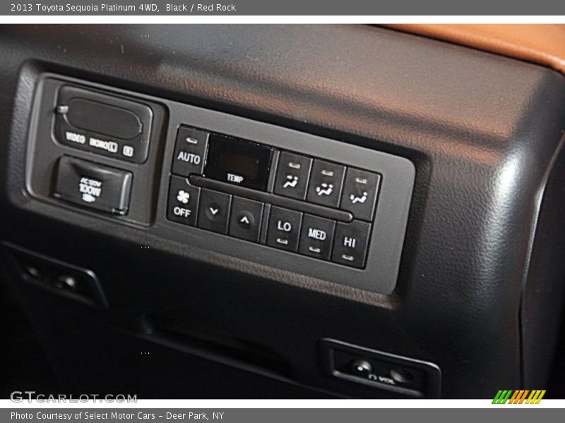 Black / Red Rock 2013 Toyota Sequoia Platinum 4WD