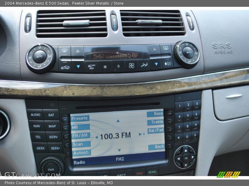 Pewter Silver Metallic / Stone 2004 Mercedes-Benz E 500 Sedan