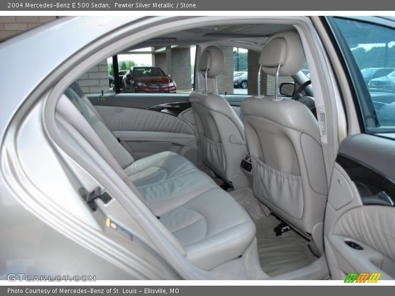 Pewter Silver Metallic / Stone 2004 Mercedes-Benz E 500 Sedan