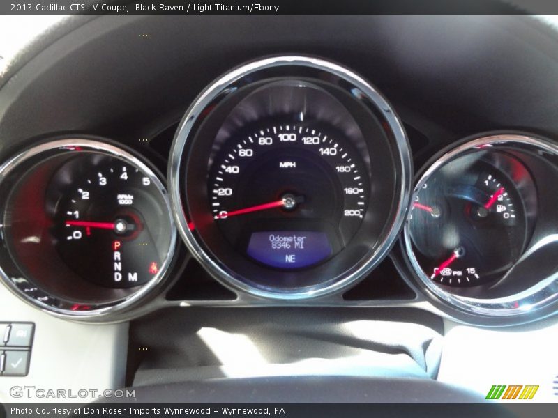 Black Raven / Light Titanium/Ebony 2013 Cadillac CTS -V Coupe