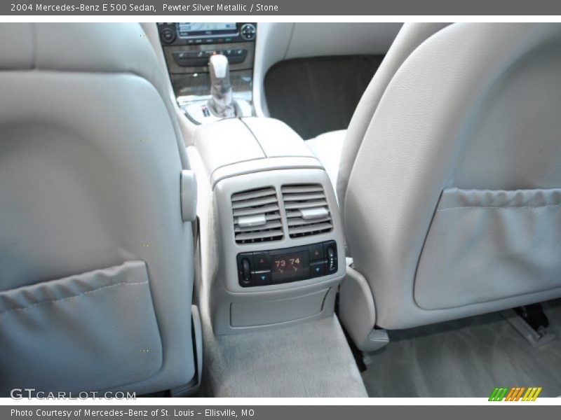 Pewter Silver Metallic / Stone 2004 Mercedes-Benz E 500 Sedan