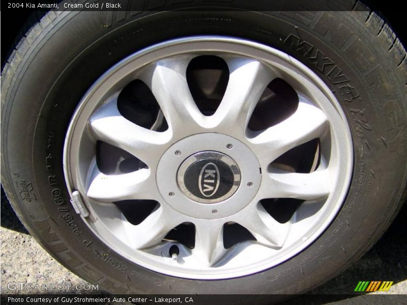 Cream Gold / Black 2004 Kia Amanti