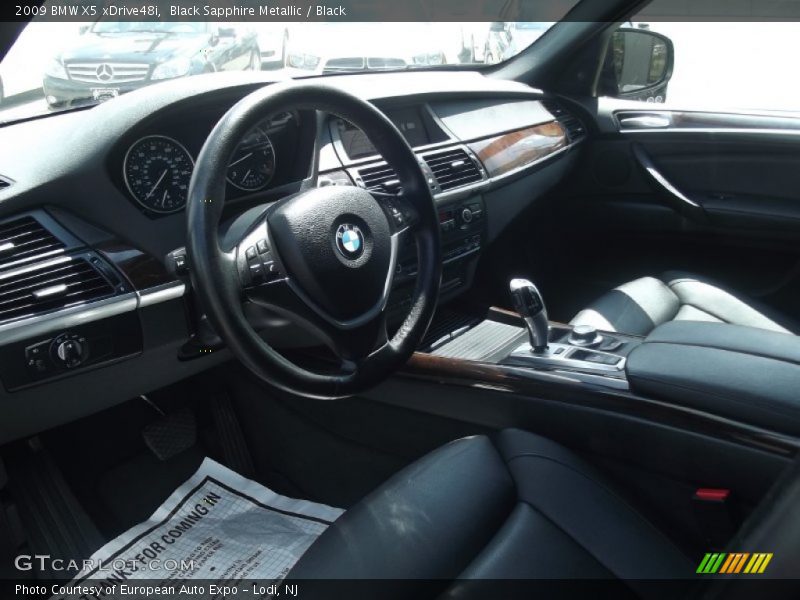 Black Sapphire Metallic / Black 2009 BMW X5 xDrive48i