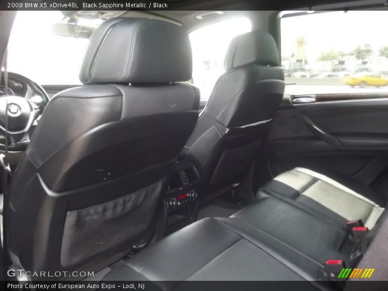 Black Sapphire Metallic / Black 2009 BMW X5 xDrive48i
