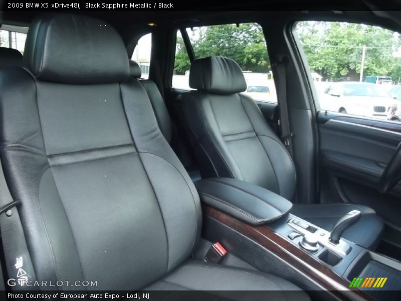 Black Sapphire Metallic / Black 2009 BMW X5 xDrive48i