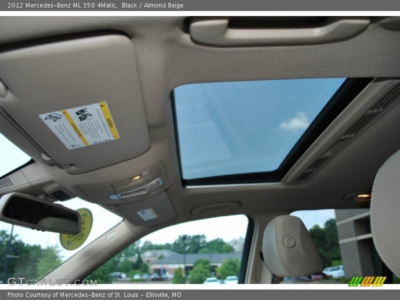 Black / Almond Beige 2012 Mercedes-Benz ML 350 4Matic
