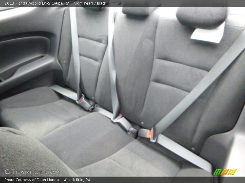 Rear Seat of 2013 Accord LX-S Coupe