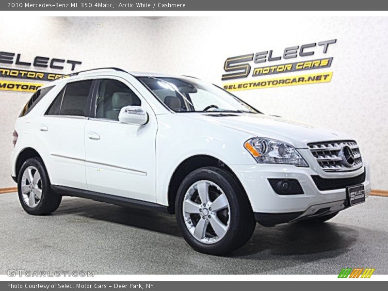 Arctic White / Cashmere 2010 Mercedes-Benz ML 350 4Matic