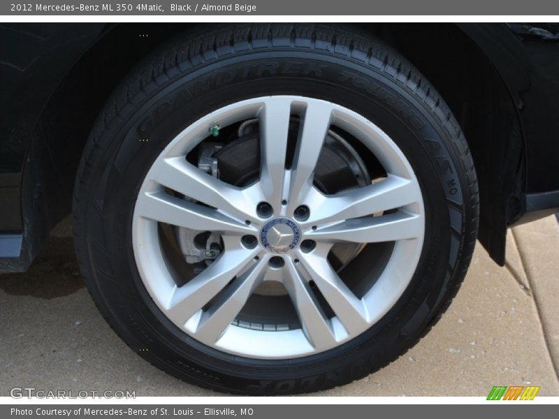 Black / Almond Beige 2012 Mercedes-Benz ML 350 4Matic