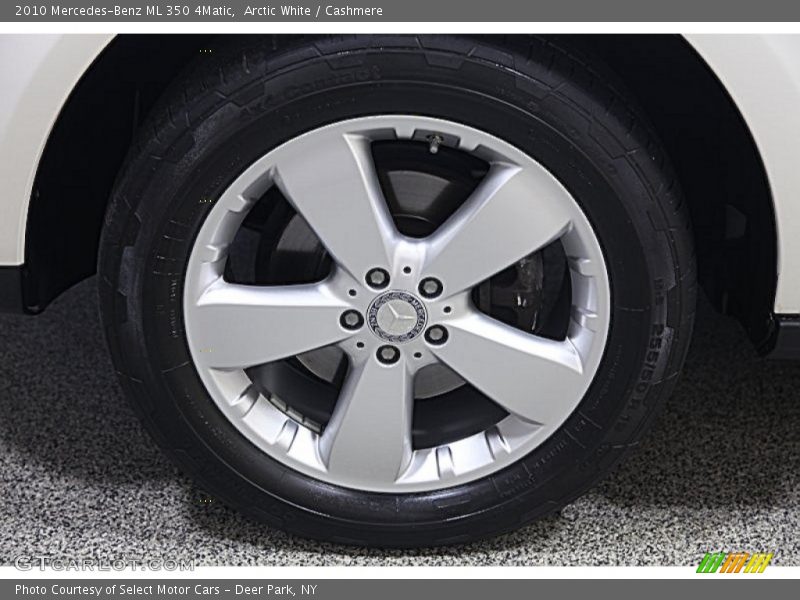 Arctic White / Cashmere 2010 Mercedes-Benz ML 350 4Matic