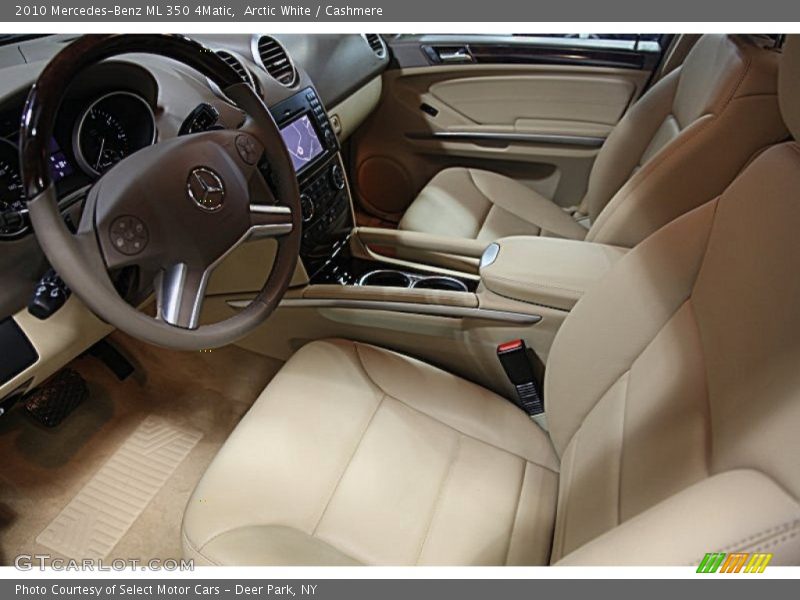 Arctic White / Cashmere 2010 Mercedes-Benz ML 350 4Matic