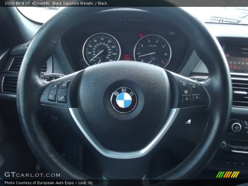 Black Sapphire Metallic / Black 2009 BMW X5 xDrive48i