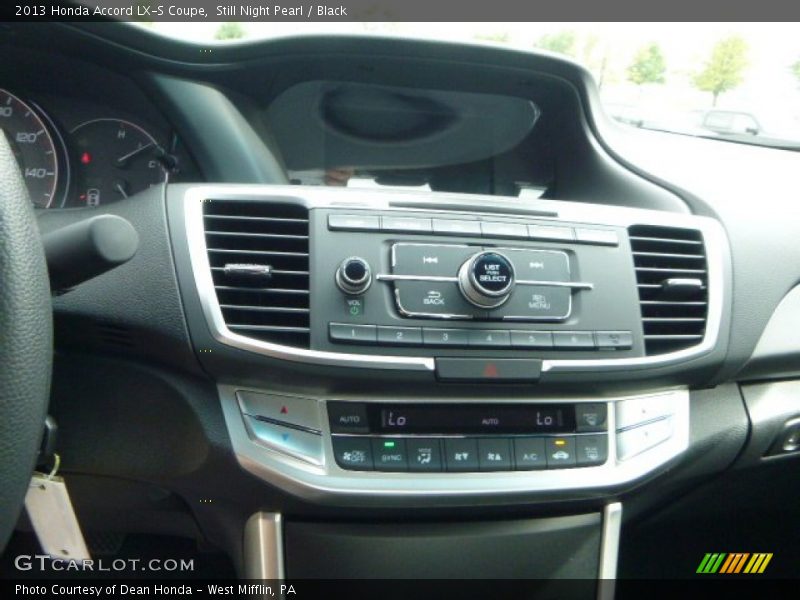 Controls of 2013 Accord LX-S Coupe