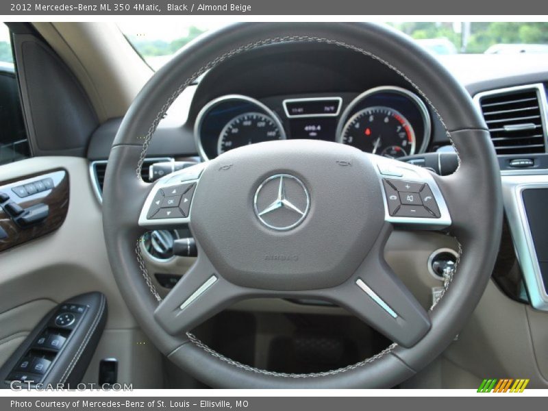 Black / Almond Beige 2012 Mercedes-Benz ML 350 4Matic