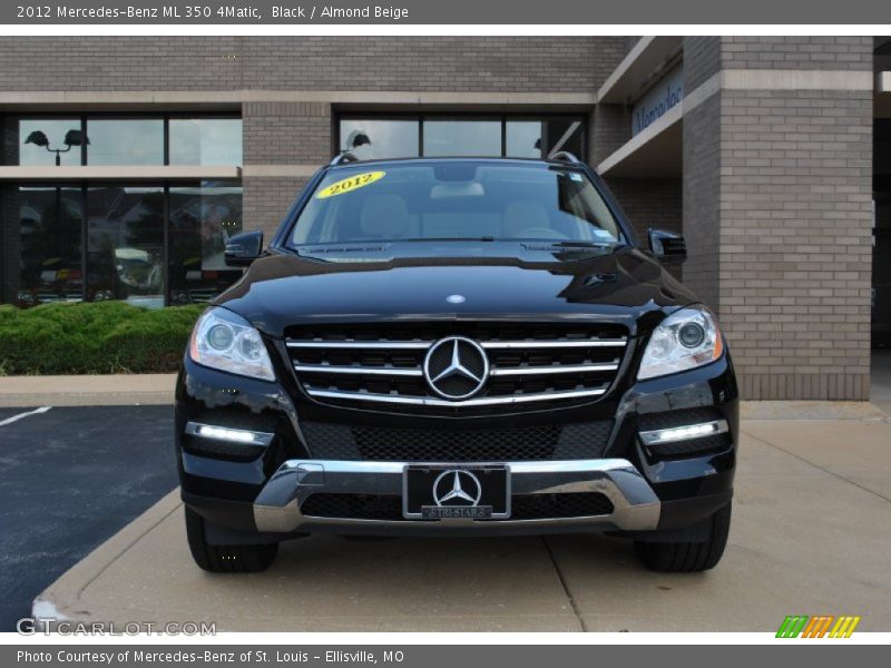 Black / Almond Beige 2012 Mercedes-Benz ML 350 4Matic