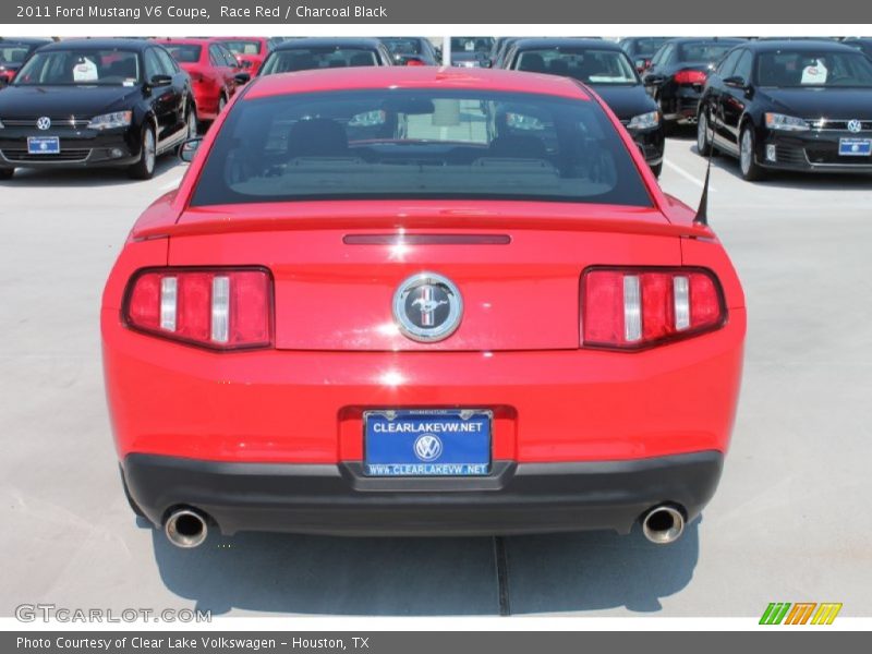 Race Red / Charcoal Black 2011 Ford Mustang V6 Coupe