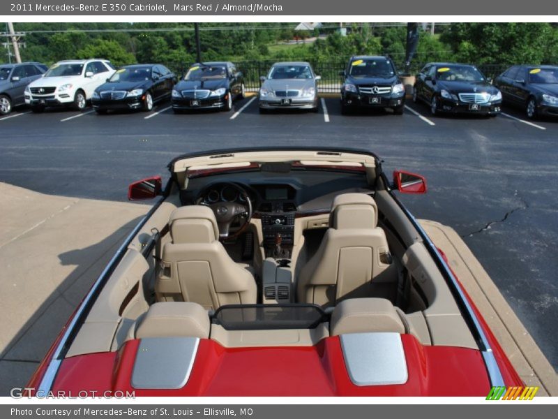 Mars Red / Almond/Mocha 2011 Mercedes-Benz E 350 Cabriolet
