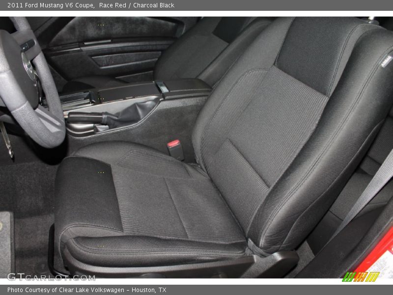 Race Red / Charcoal Black 2011 Ford Mustang V6 Coupe