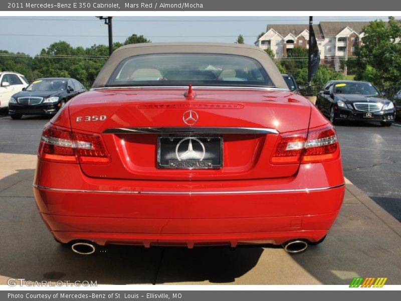 Mars Red / Almond/Mocha 2011 Mercedes-Benz E 350 Cabriolet